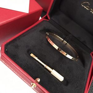 Cartier love bracelet replica real gold