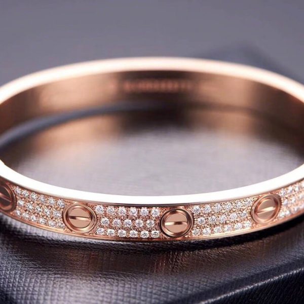 Cheap Cartier love bracelet real gold