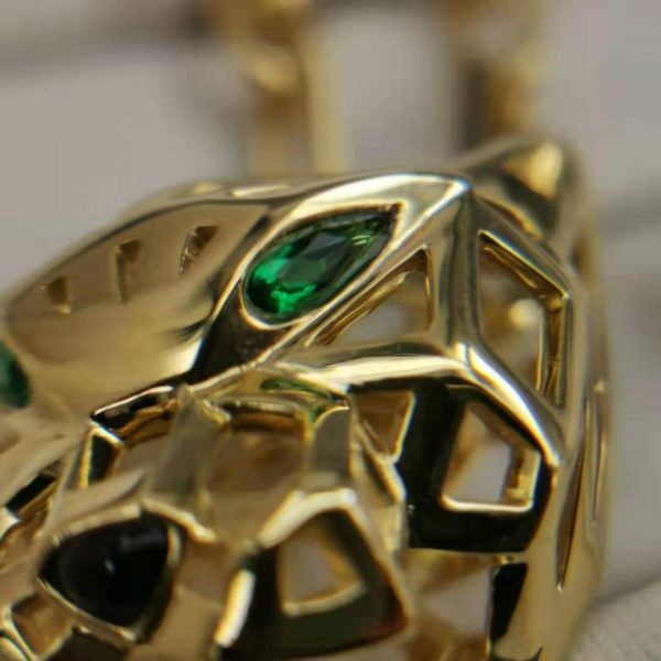 Panthere De Cartier Necklace Man 18K Gold