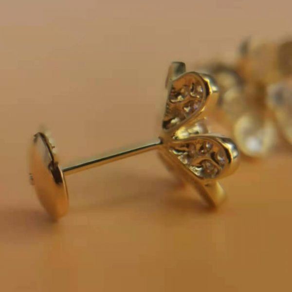 Replica van cleef arpels Frivole earrings, mini model