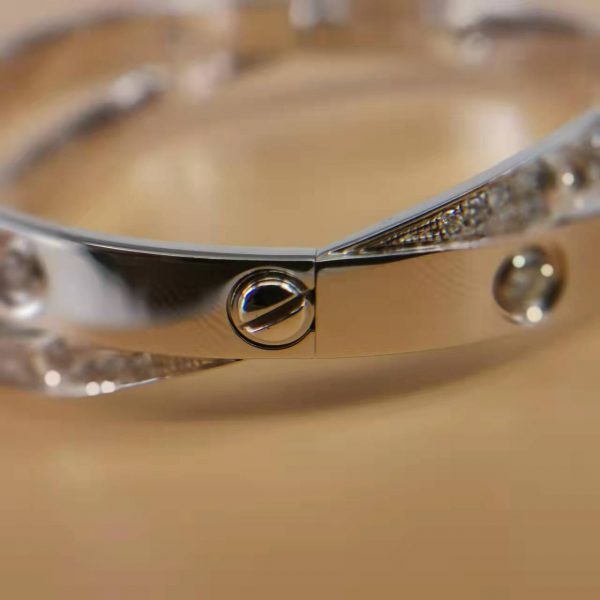 fake cartier love bracelet paved diamonds